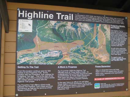 trail map at quarry lake